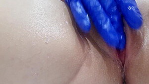 Juicy Bare Pussy And Asshole Widening At Home