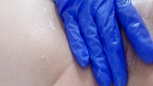 Juicy Bare Pussy And Asshole Widening At Home