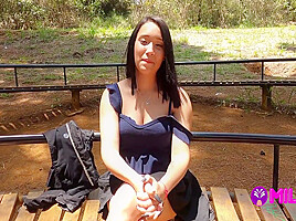 Just Broke Up With Her Lover And Doesnt Miss The Time To Earn Cash And Suck Cock With Lia Ponce