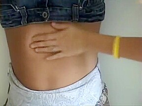 KRISTIN UPSIDE DOWN BELLY BUTTON TICKLE