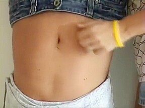KRISTIN UPSIDE DOWN BELLY BUTTON TICKLE