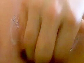 Kinky Loveer dildos, hitachi, and fingers her shaved dripping creamy cunt 10-12-2016