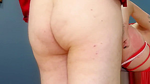 Kinky chick was brought in asshole assylum for uninhibited treatment
