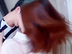 Korean Porn HOT Redheaded Korean Babe