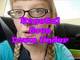 Krystal Goes Down Under - Sex Movies Featuring Cherryfae