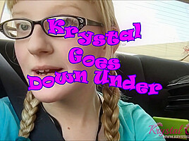 Krystal Goes Down Under - Sex Movies Featuring Cherryfae