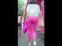 Lady good body on the street