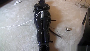 Latex strapped and vibed