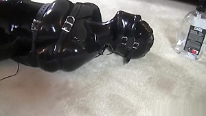 Latex strapped and vibed