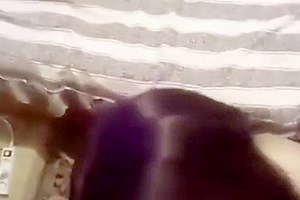 Latin Tgirl Takes Massive Facial