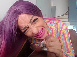 Latina Rides The Big Cock With Her Big Boobs