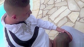 Latino twink fucked by badboy in the swimmgin pool - BadBoysFuckers