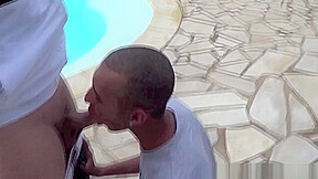 Latino twink fucked by badboy in the swimmgin pool - BadBoysFuckers