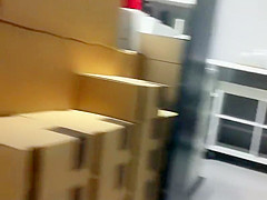Leggy milf at the furniture store