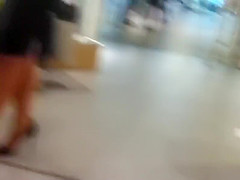 Leggy milf at the furniture store