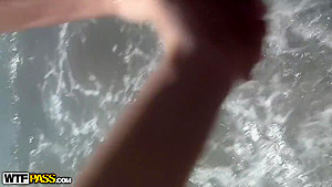 Leila - Public Girlfriend Fuck Near The Beach