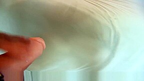 Lesbian Slutty MILF Strips and Stretches Her Tight Ass Around a Thick Cock