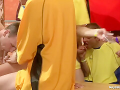 Locker Room Fuckfest For Naughty Dicks