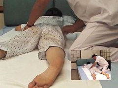 Lovely Asian relaxes in erotic massage video
