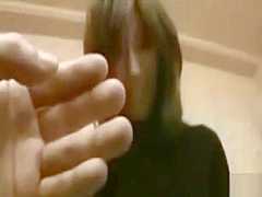 Lovely Japanese Floozy Is Sucking Fake Shaft