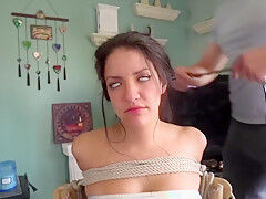 Lovely Jasmine Wants And Gets Gagged And Tied Up By Boyfrie