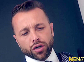 MENATPLAY Ken Summers Anal Fucked By Suited Frank Valencia