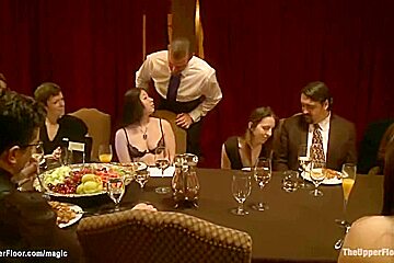 Maestro Stefanos And Nerine Mechanique - Slaves Tormented At Brunch Party