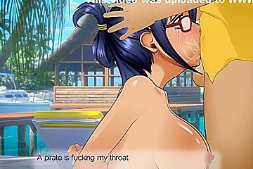 Marine Cumslut Tashigi Is Heavily Addicted To Deepthroating Pirate Cock