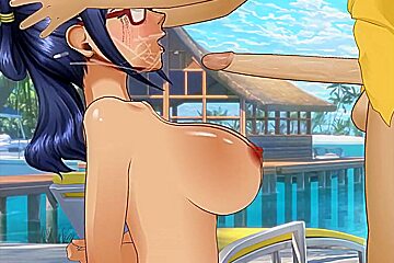 Marine Cumslut Tashigi Is Heavily Addicted To Deepthroating Pirate Cock