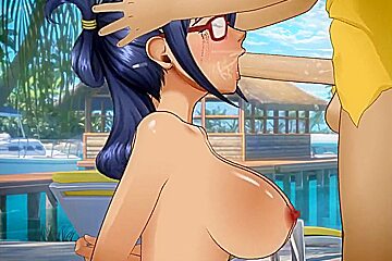 Marine Cumslut Tashigi Is Heavily Addicted To Deepthroating Pirate Cock