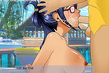 Marine Cumslut Tashigi Is Heavily Addicted To Deepthroating Pirate Cock