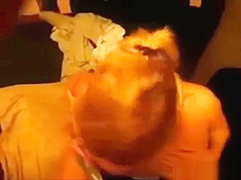 Massive Cock BJ And Facial For Dirty Amateur Step mommy