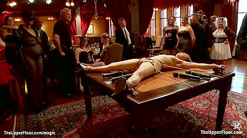 Mattie Borders, Mickey Mod And Allie James In Three Slaves Nail At House Party
