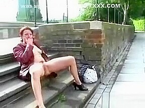 Mature British Woman Pissing In Public
