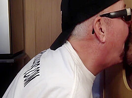 Mature Gloryhole Gay Sucks Cock At Home Till Cum In Mouth