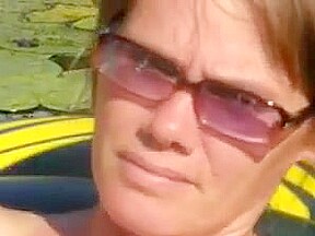 Mature wife outdoors