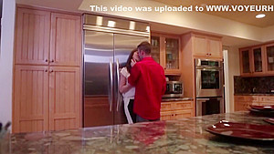 Milf Stepmom Enjoy Sex Not Her Boy In Kitchen