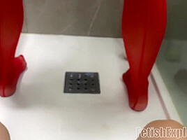 Milk Enemas And Anal Fuck In The Bathtube