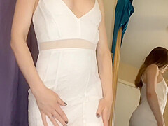 Mini Dress - Simone Soros Try On With No Panties