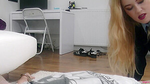 Misha Cross In Cock Sucking Dominatrix Milks Dick In A Uniform!