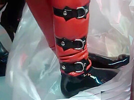 Mistress Bagging Her Slave Up
