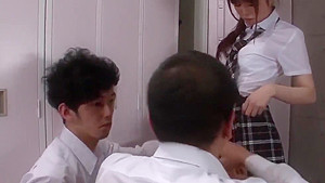 Moe Sakura Does Blowjob And Fucks At School