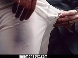 MormonBoyz - Masked Step daddy Barebacks teen 18+