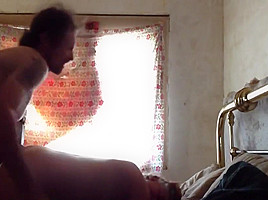Morning quickie doggystyle fuck