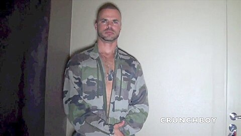 Muscle boy fucked by sexy top dominant military - CrunchBoy