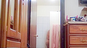 My hot indian stepmom with big tits showering
