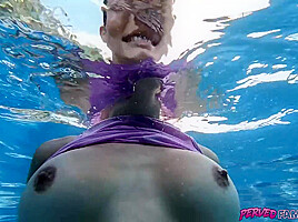 My stepsister took me skinny dipping in a strangers pool OMG I cant believe she actually did this