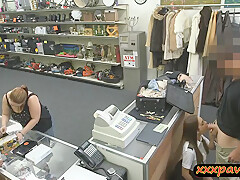Nasty Amateur Stewardess Pawns Her Stuff And Fucked For