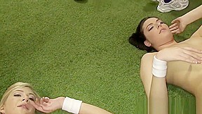 Naughty Soccer Girls Like Licking Pussy