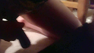 Nerdy Wife Sucks My cock and plays with pussy